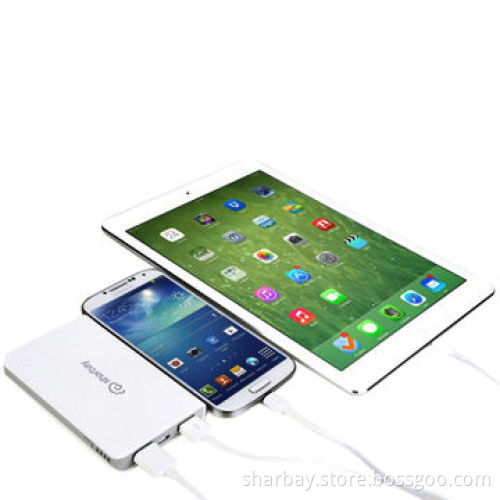 6,000mAh USB battery chargers for Phones & Tablet PC, with Double USB Ports, 5V/2.1A, RoHS/FCC/CENew